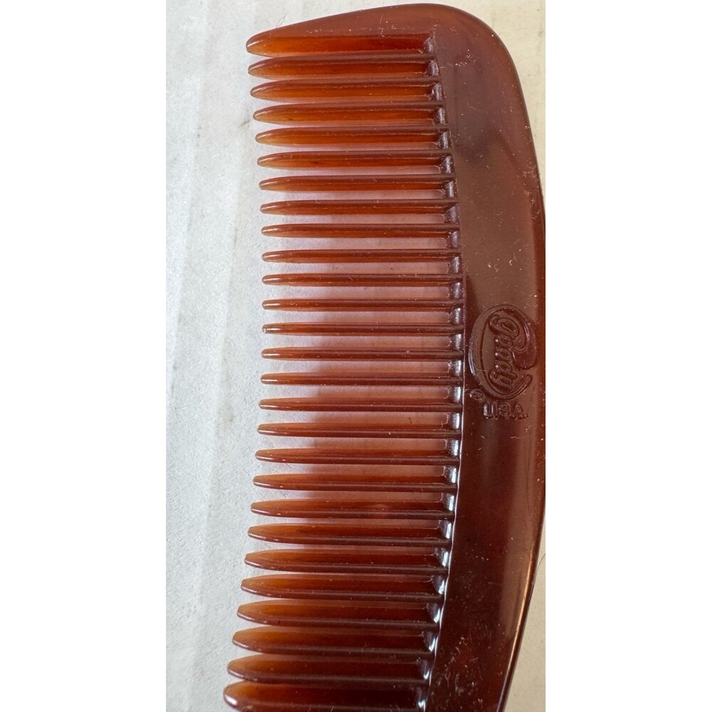 VTG Vintage 80s Goody Family 6 Pack Tortoise Unbreakable Combs Brushes 1982 - Picture 2 of 5